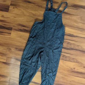 Women's Baggy Wide Leg Overalls Casual Jumpsuit Rompers Harem Pants